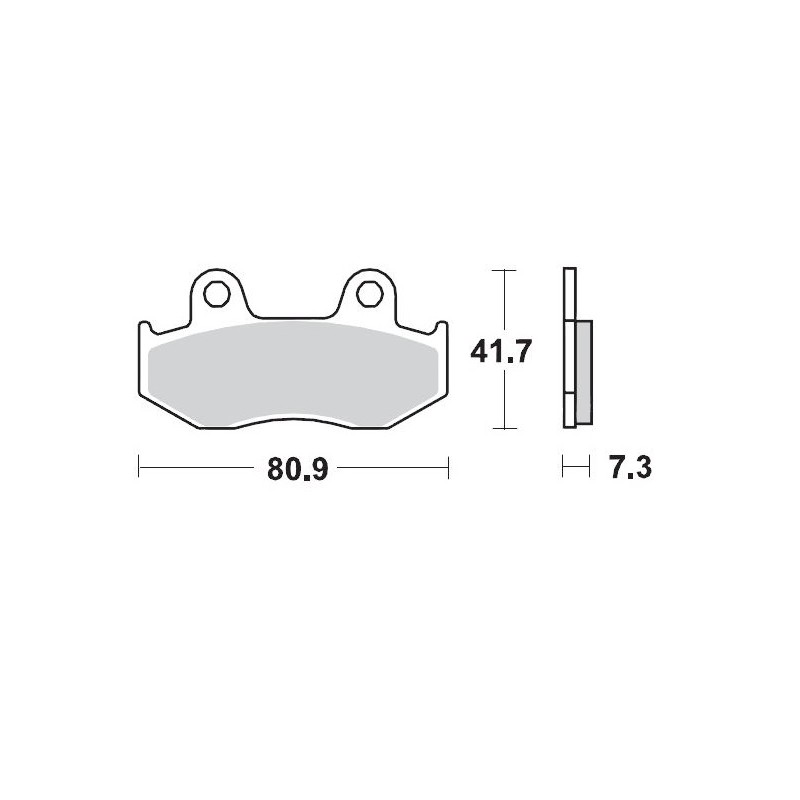 Plaquettes de frein avant | Honda CR 125/250/500 1984-1986