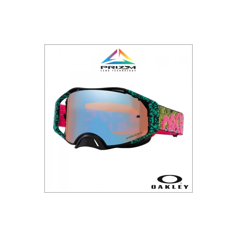Goggle Oakley Airbrake MX Bengal Venom Prizm Sapphire Iridium