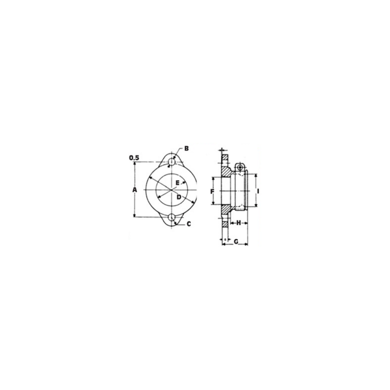 MIKUNI MOUNTING FLANGE 3258 Mikuni Mikuni Spare Parts