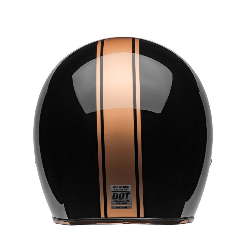 Casco Bell Custom 500 Rally nero/bronzo lucido ECE 06