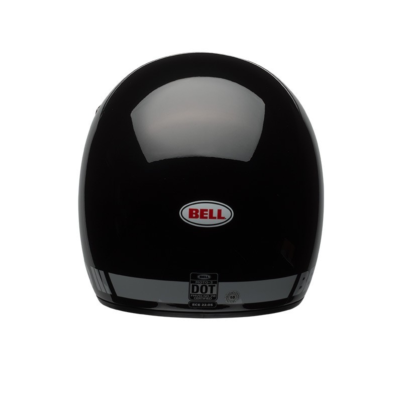 Helm Bell MOTO-3 glänzend schwarz ECE 06