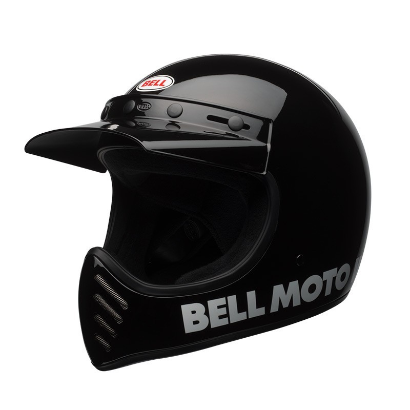 Casco Bell MOTO-3 Nero lucido ECE 06
