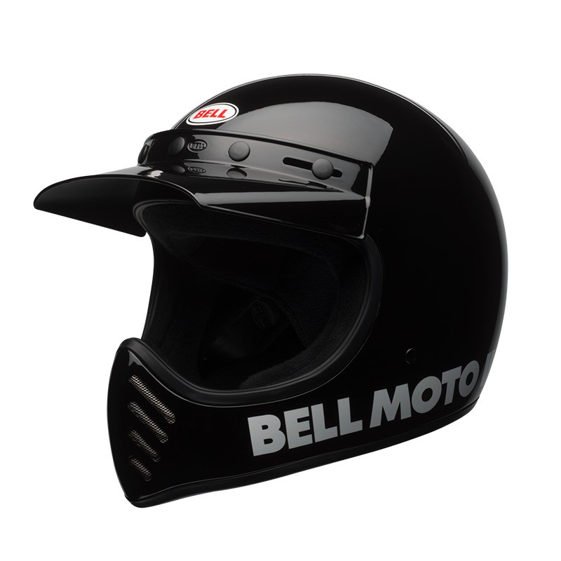 Helmet Bell MOTO-3 Nero lucido ECE 06
