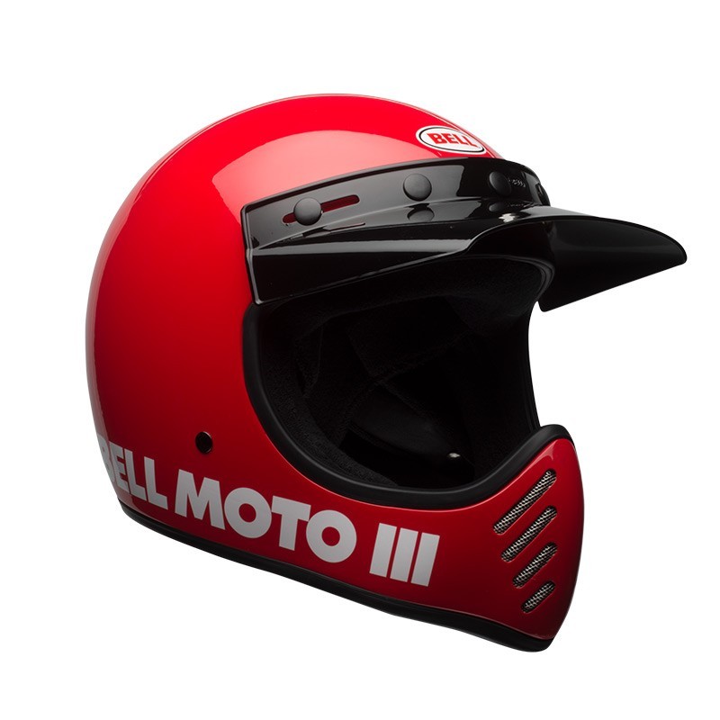 Helm Bell MOTO-3 Rot ECE 06