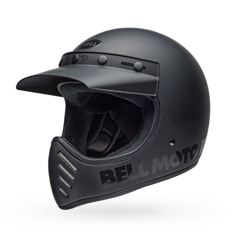 Casco Bell MOTO-3 Nero opaco/lucido ECE 06