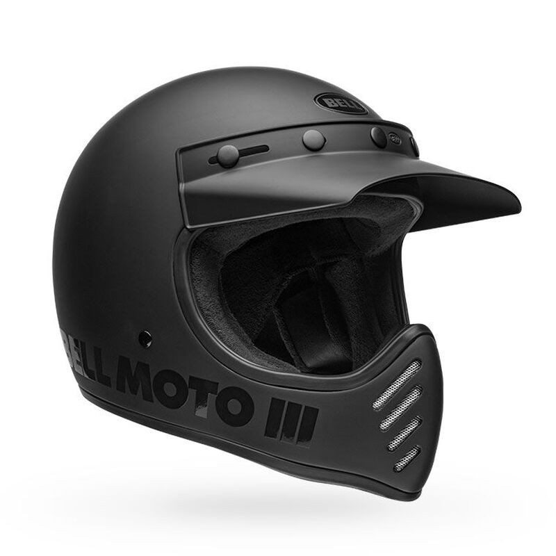 Helmet Bell MOTO-3 Black matte/gloss ECE 06