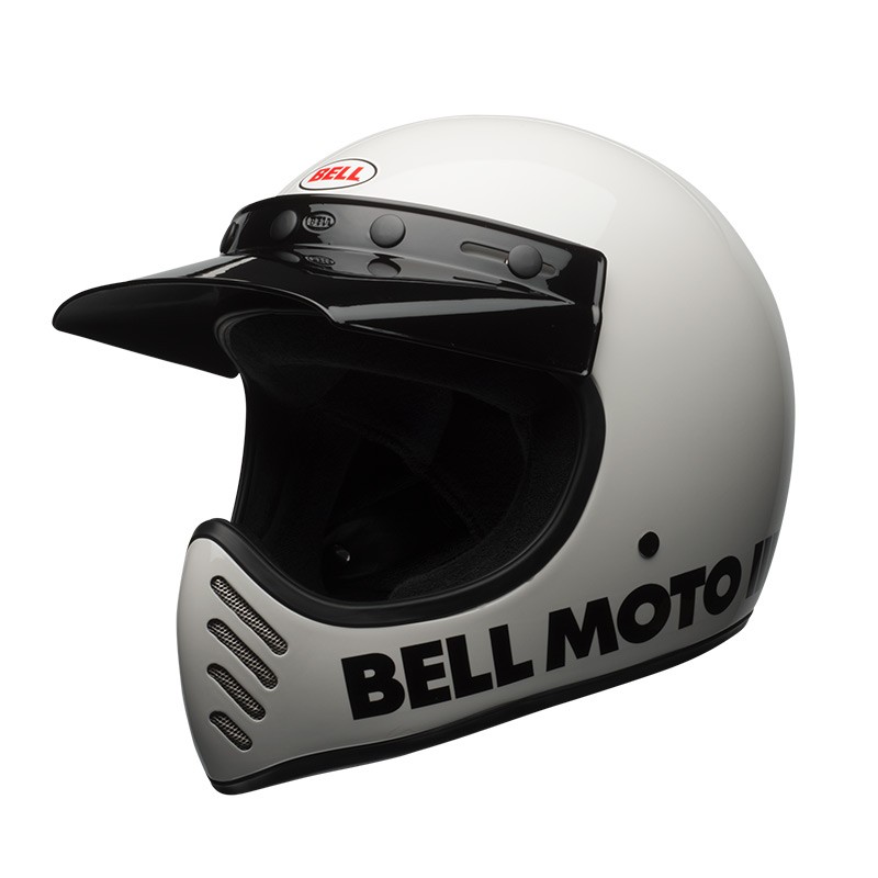 Casque Bell MOTO-3 Blanc ECE 06