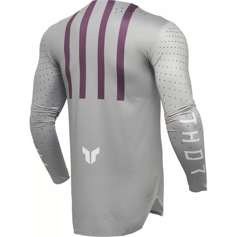 Maglia Thor Sportmode Strike gray/purple/white