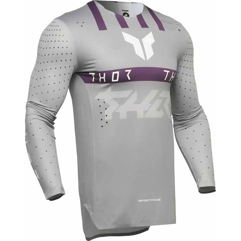Jersey Thor Sportmode Strike gray/purple/white