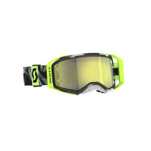 Scott Prospect 2.0 Goggle caviar black/safety yellow | Chromo Works Lens