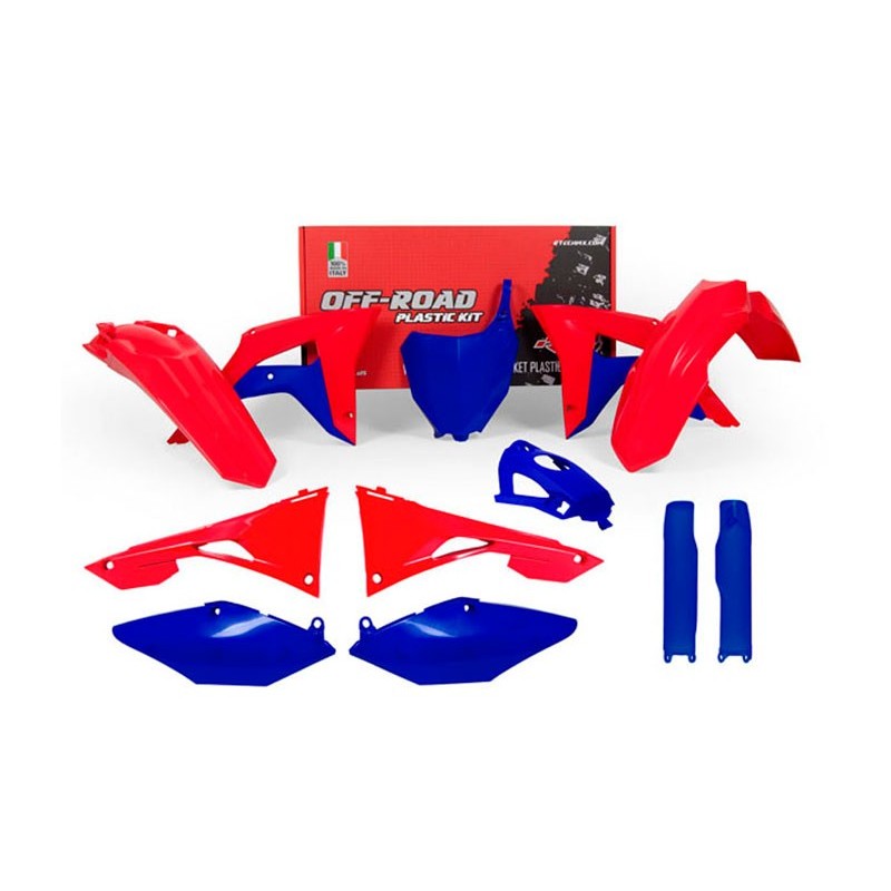 Plastikset Rtech red-blue | Honda CRF 250 18 450 17-18