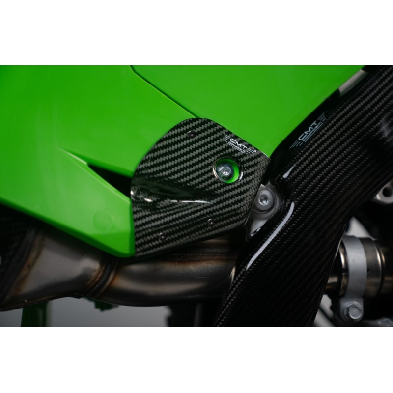Schutzaufkleber tabellen aus carbon CMT | Kawasaki KXF 450 24+ KXF 250 25+