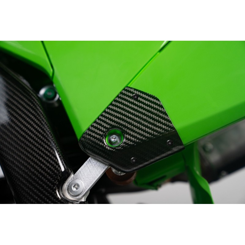 Protection des panneaux arrière en carbone CMT | Kawasaki KXF 450 24+ KXF 250 25+