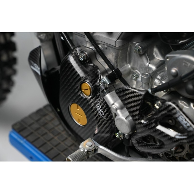 Protection dìallumage en carbone CMT | Kawasaki KXF 250 2025+