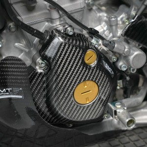 Protezione carter accensione in carbonio CMT | Kawasaki KXF 250 2025+