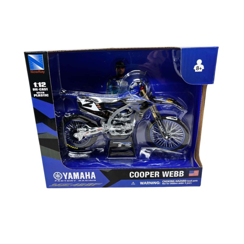 Diecast bike model Yamaha Cooper Webb 1:12