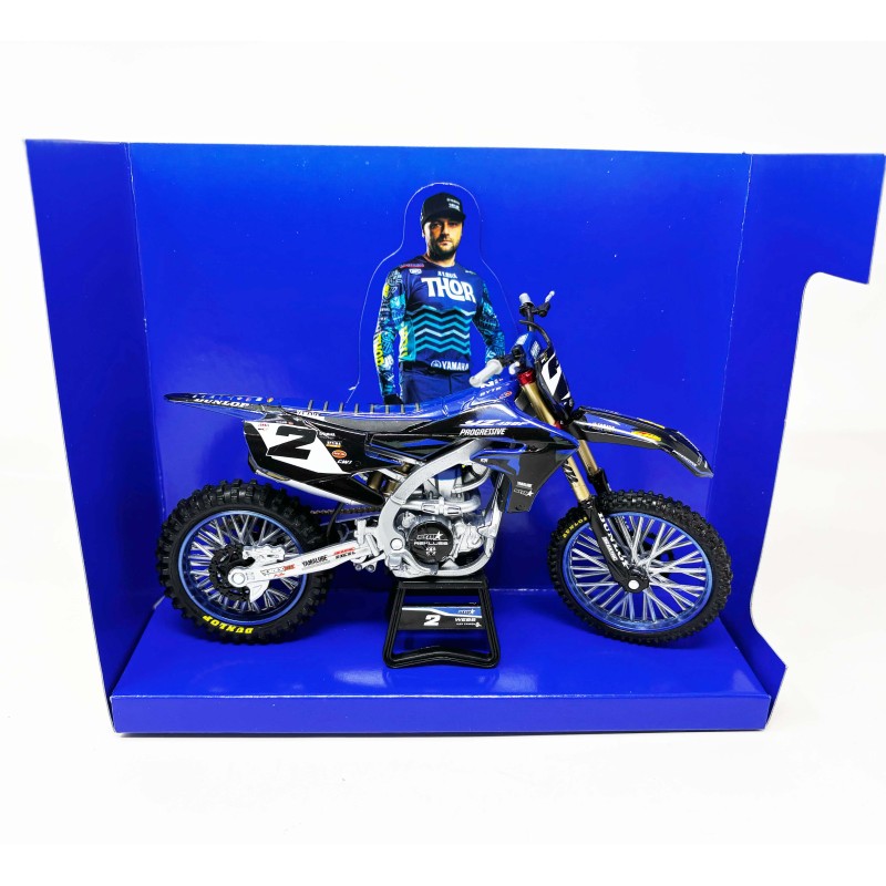 Figurine New Ray YAMAHA YZ450F Cooper Webb N.2 - échelle 1:12, Neuve
