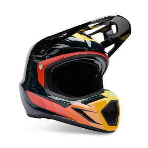 Helmet FOX V3 RS Grid Black Orange