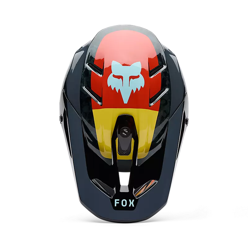 Helmet FOX V3 RS Grid Black Orange