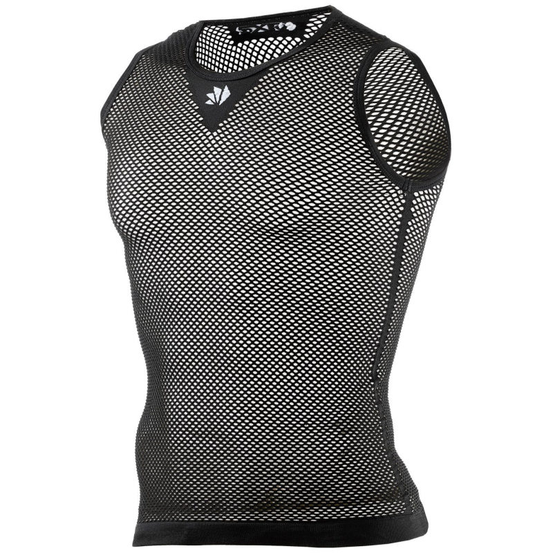 Lightweight sleeveless mesh SIXS Black