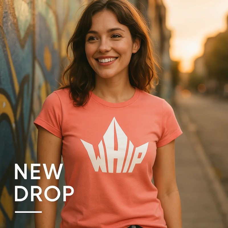 Tshirt woman pink Whip logo