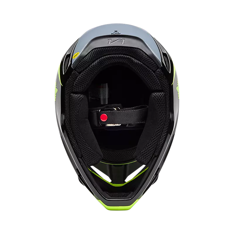Casco FOX V1 Flow Nero Giallo