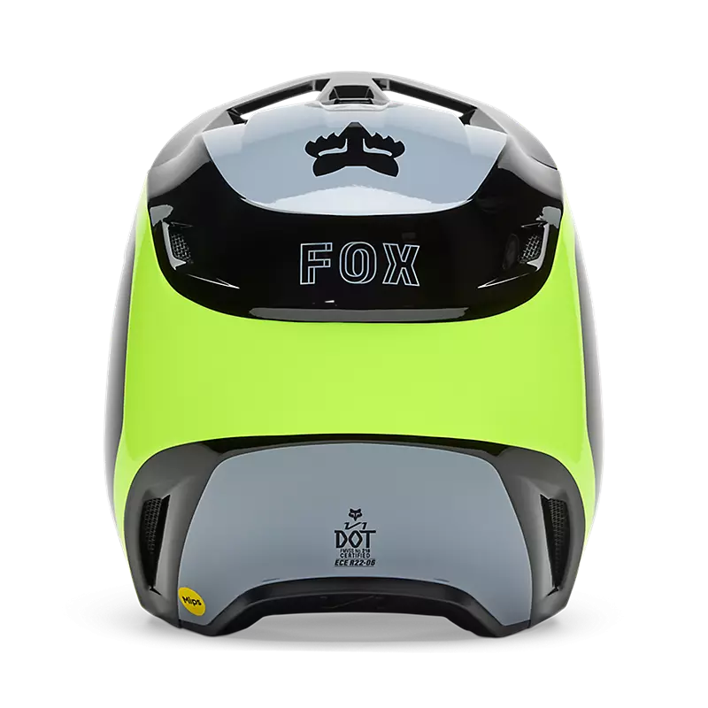 Casco FOX V1 Flow Nero Giallo