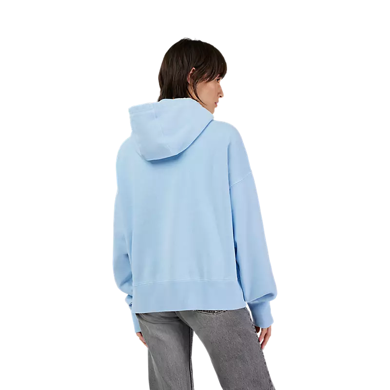 Felpa FOX con cappuccio Wordmark Oversized - Donna Caschmere Blue