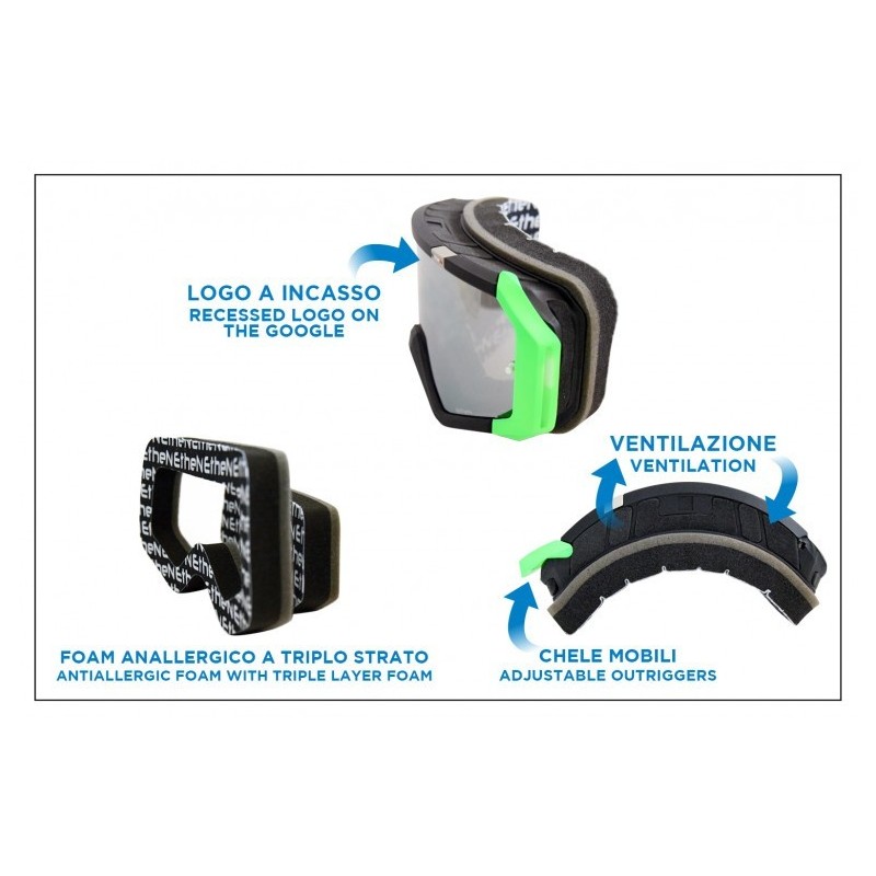 Maschera Ethen MX05170 Blu