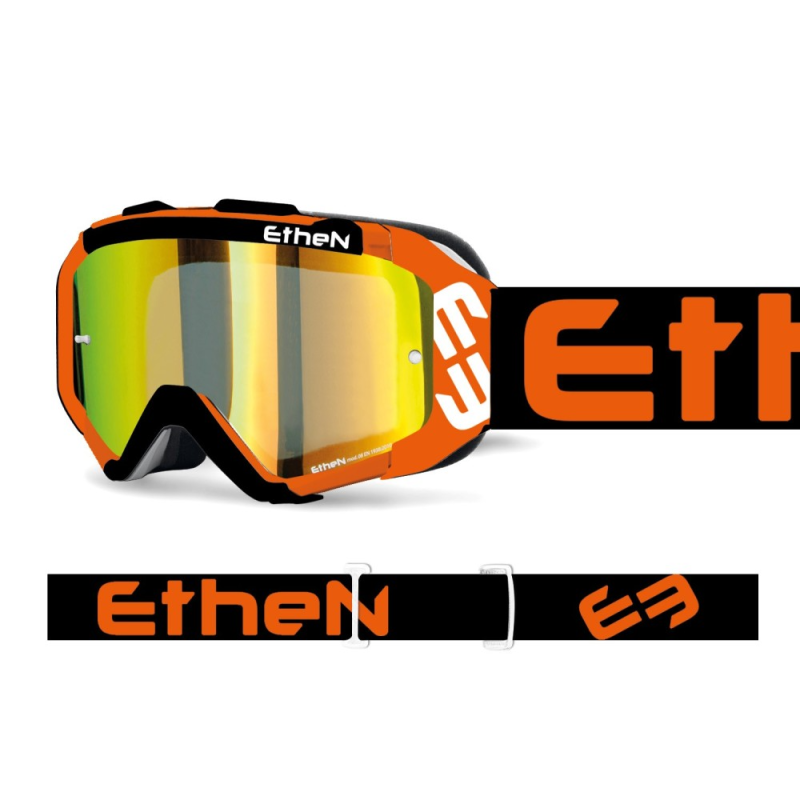 Maschera Ethen MX05177 Arancione Nera