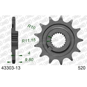 Front sprocket Afam | Sherco SEF-R 250 / 300 2014-2020 SE 125 2018+