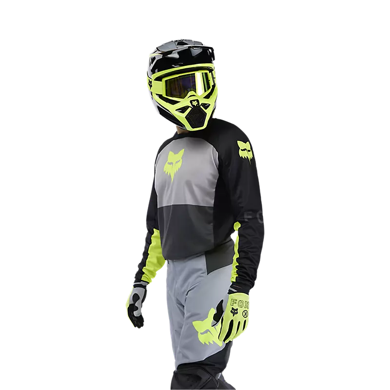 Crossbekleidungsset FOX 180 Flow Black Yellow