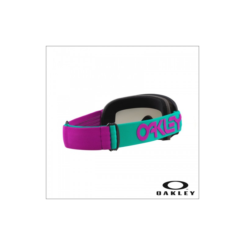 Occhiale Maschera Oakley O Frame MX B1B Celeste Purple - Dark Grey