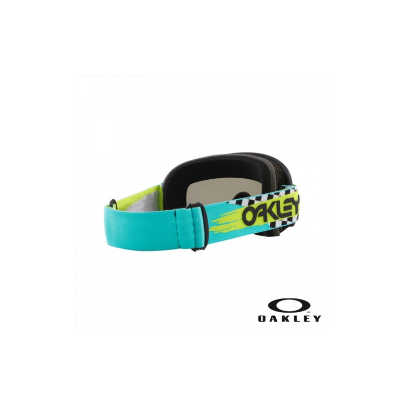 Occhiale Maschera Oakley O Frame MX Teal Checks - Dark Grey