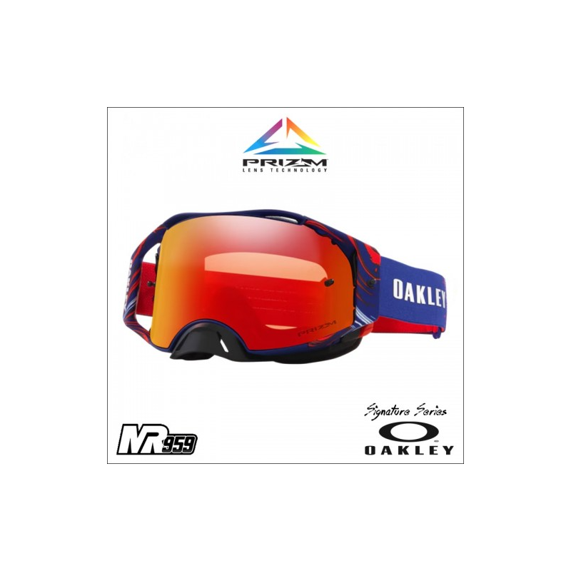 Occhiale Maschera Oakley Airbrake MX Renaux Signatue - Prizm Torch