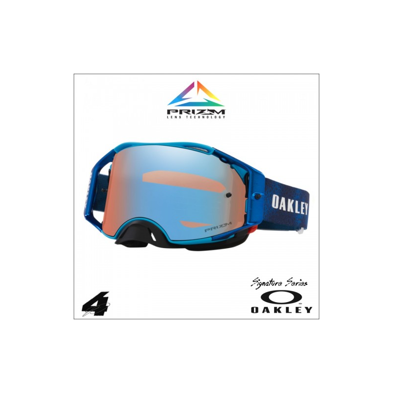 Occhiale Maschera Oakley Airbrake MX Sexton Signatue - Prizm Sapphire