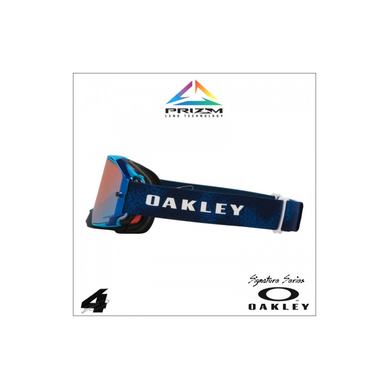 Occhiale Maschera Oakley Airbrake MX Sexton Signatue - Prizm Sapphire