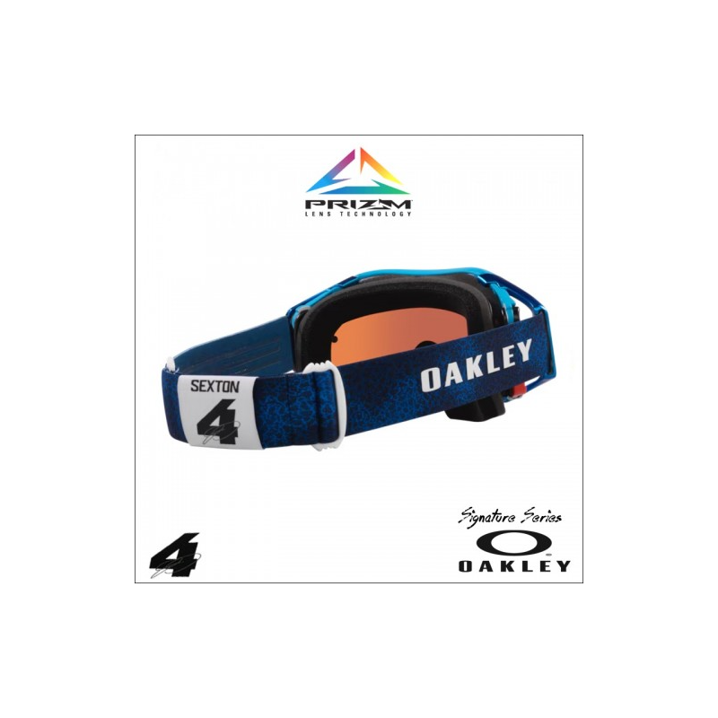 Occhiale Maschera Oakley Airbrake MX Sexton Signatue - Prizm Sapphire