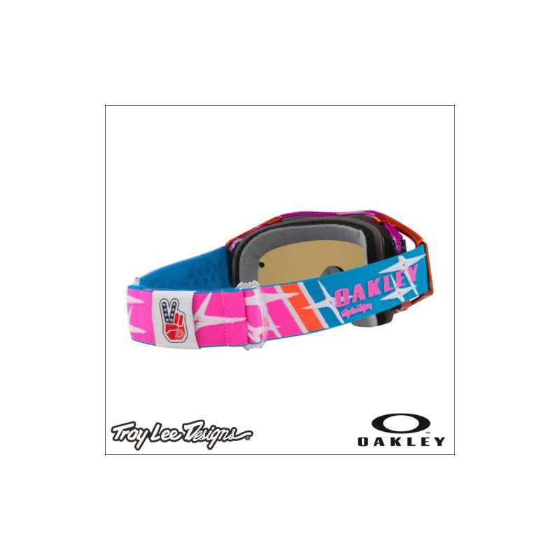 Occhiale Maschera Oakley Airbrake MX TLD Speed Stars - Black Ice Iridium