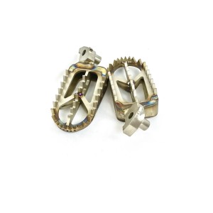 Stainless steel rally footpegs MX711 | Tenere 700