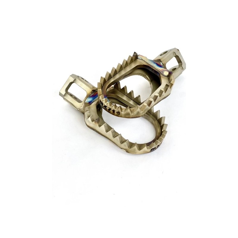 Stainless steel footpegs MX711 | Stark Varg MX - EX