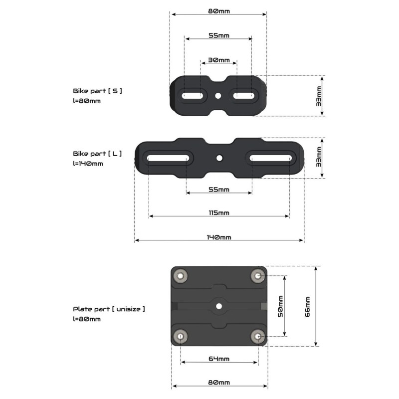Porta targa estraibile HotSwop Pro Set