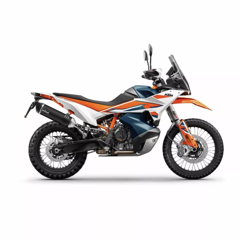 Edelstahl Endschalldämpfer LV One Evo Black Edition | KTM 790 - 890 Adventure - CF Moto MT 800