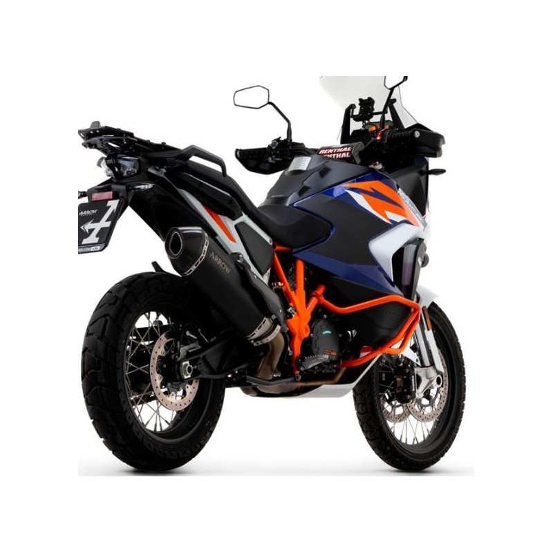 Terminale Arrow Sonora titanio "Dark" con fondello carby | KTM 1290 super adventure 2021-2024