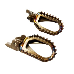 Stainless steel footpegs MX711 | Honda CRF 450 2021+ CRF 250 2022+