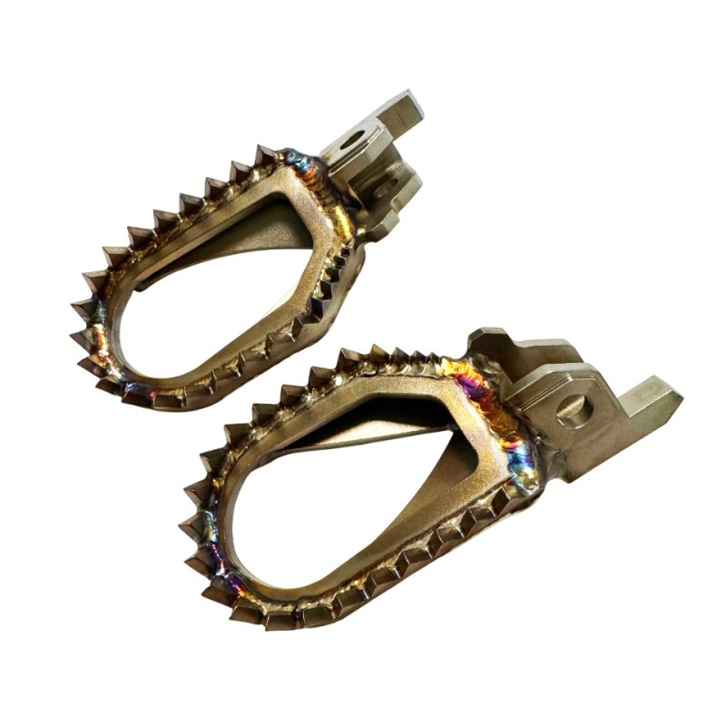 Stainless steel footpegs MX711 | Honda CRF 450 2021+ CRF 250 2022+