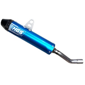 Schalldämpfer HGS | TM MX-EN-SMR 125 2022- blaue and carbon end