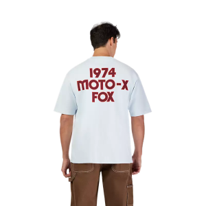 T-Shirt Fox Moto-X Oversized Pale Blue