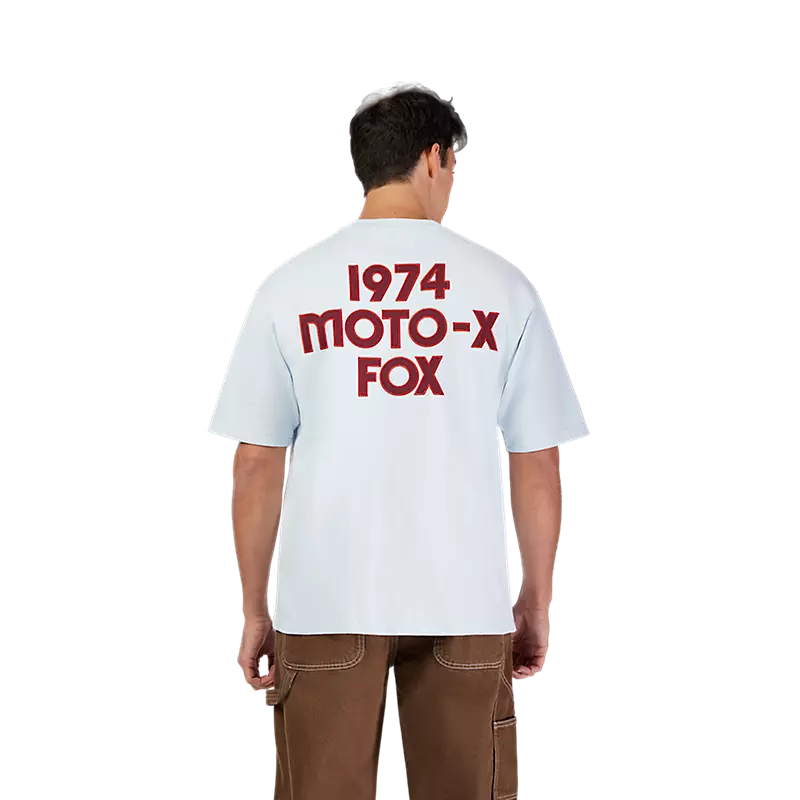 T-Shirt Fox Moto-X Oversized Pale Blue