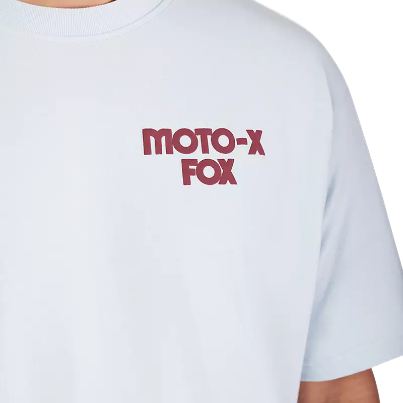 T-Shirt Fox Moto-X Oversized Pale Blue